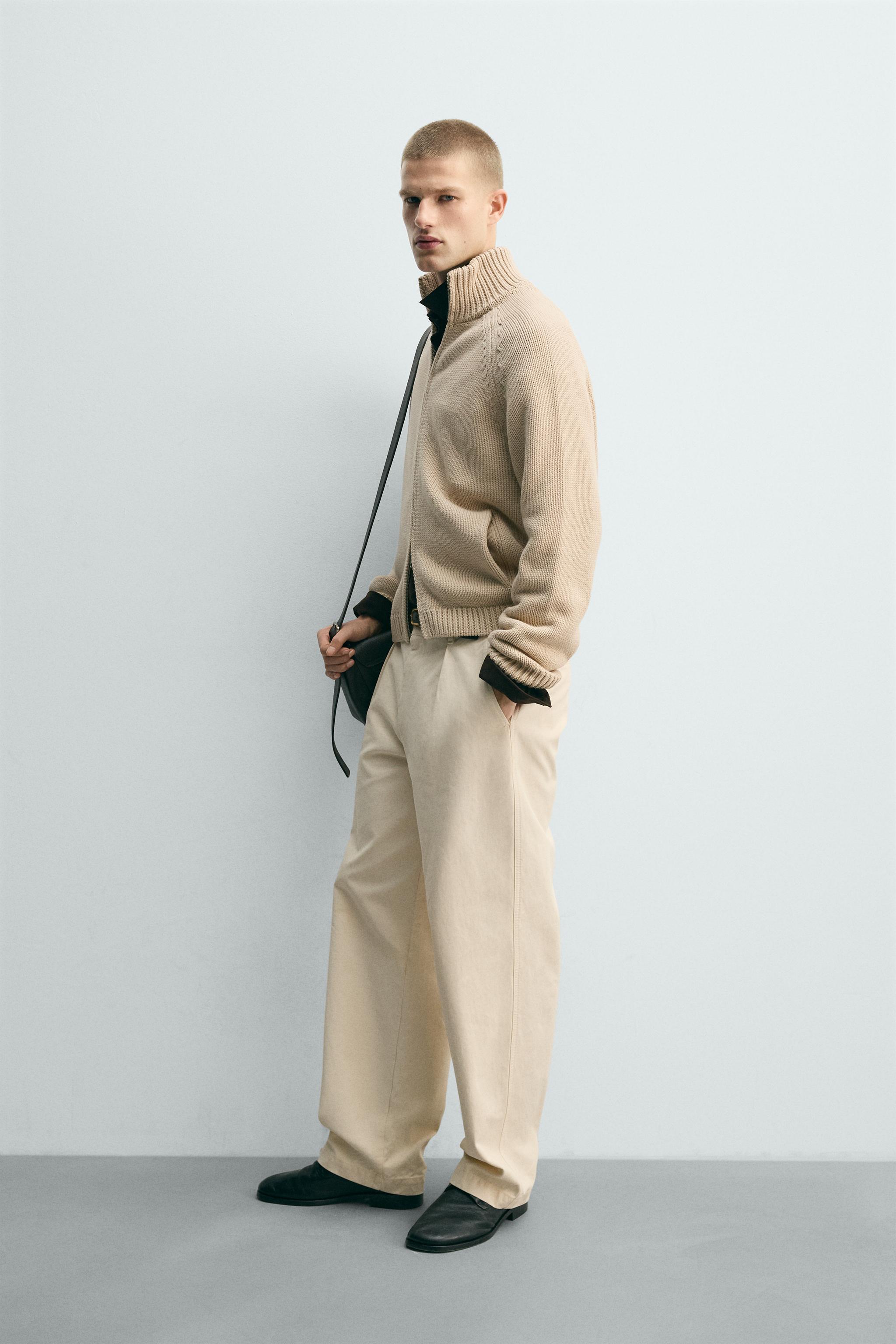 WASHED TEXTURED KNIT JACKET